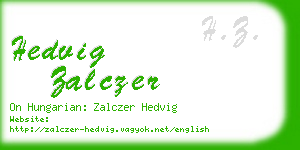hedvig zalczer business card
